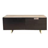 LL - Black Console Table with Storage