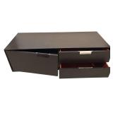 LL - Black Console Table with Storage