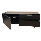 LL - Black Console Table with Storage