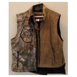 LL - Set of 2 XL Camo Hunting Vests - Outback Trading Company and Gyde Supply