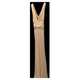 LL - Nicole Miller 100% Silk Ivory Gown Size 6
