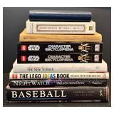 LL - Collection of 9 Books Including LEGO, Star Wars, and Illustrated Baseball History