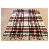 LL - Pottery Barn Wool Plaid Blanket 37x52 Inches