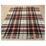 LL - Pottery Barn Wool Plaid Blanket 37x52 Inches