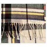 LL - Pottery Barn Wool Plaid Blanket 37x52 Inches