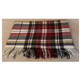 LL - Pottery Barn Wool Plaid Blanket 37x52 Inches