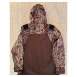 LL - Under Armour Camo Hooded Pullover Jacket Size Large