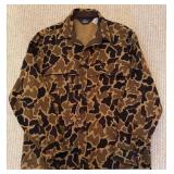LL - Woolrich Camouflage Fleece Shirt Jacket Size L