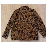 LL - Woolrich Camouflage Fleece Shirt Jacket Size L