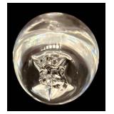 LL - Steuben Crystal Apple Paperweight