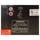 LL - Onkyo Integra TA-2058 Cassette Deck and DX-C606 6-Disc Changer Stereo Components