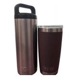 LL - Collection of 6 Stainless Steel Thermos Bottles and Tumblers Yeti Klean Kanteen Wadeforit
