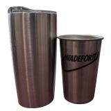 LL - Collection of 6 Stainless Steel Thermos Bottles and Tumblers Yeti Klean Kanteen Wadeforit