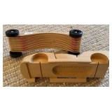 LL - Set of 6 Wooden Slot Cars Painted and Unfinished