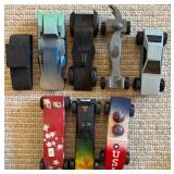 LL - Set of 6 Wooden Slot Cars Painted and Unfinished