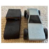 LL - Lot of 8 Wooden Pinewood Derby-Style Race Cars, Up to 7 Inches Long