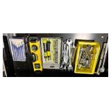 LL - 5 Drawer Black Tool Center ML-305BK with Assorted Hand Tools