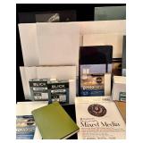 LL - Large Art Substrate Lot with Boards Pads Canvas and Moleskine Sketchbook