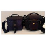 LL - Set of 2 Camera Shoulder Bags - Lowepro and Case Logic