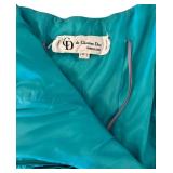 LL - Green De de Christian Dior Robes Du Soir Strapless Dress with Bow Detail