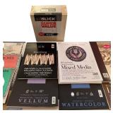 LL - Large Collection of Art Boards and Specialty Paper Assortment