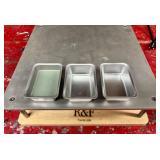 LL - R&F Encaustic Hot Plate 12 x 12 Inch with 3 Metal Cups