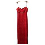LL - Laundry by Shelli Segal Red Spaghetti Strap Maxi Dress Size 10