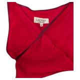 LL - Laundry by Shelli Segal Red Spaghetti Strap Maxi Dress Size 10