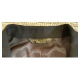 LL - Donna Karan New York Couture Black Tailcoat and Pleated Pants Set 42R/35W