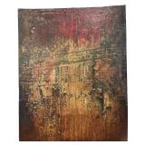 LL - Original Abstract Mixed Media Artwork on Panel