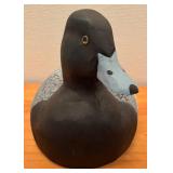 LL - Pair of Hand-Painted Wooden Duck Decoys