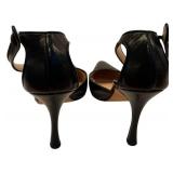 LL - Manolo Blahnik Black Leather D