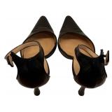 LL - Manolo Blahnik Black Leather D