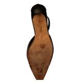 LL - Manolo Blahnik Black Leather D