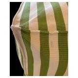 LL - Annie Selke Fresh American Majestic Cube Pouf Vertical Sage