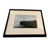 LL - Framed Watercolor Landscape Painting Signed by Artist