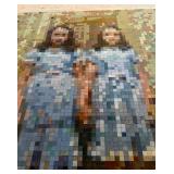 LL - "The Twins" Original Mosaic Tile Arwork by Steven Lang