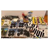 LL - Large Slot Car Accessory Lot with Wheels, Weights, Tools, and Decals