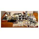 LL - Large Slot Car Accessory Lot with Wheels, Weights, Tools, and Decals