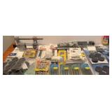 LL - Large Slot Car Accessory Lot with Wheels, Weights, Tools, and Decals