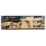 LLS - Assorted Lot of Wood Scrap and Lumber Pieces