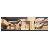 LLS - Assorted Lot of Wood Scrap and Lumber Pieces