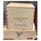 LLS - Lot of Wooden and Plastic Boxes Assorted Sizes