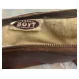 LLS - Set of 3 Vintage Gun Cases Boyt Leather and Canvas