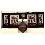 LL - Set of 5 Studio Decor 8x10 Black Frames and 4 Sealed Shadow Box Frames 5x7