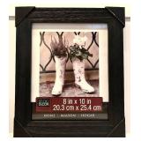 LL - Set of 5 Studio Decor 8x10 Black Frames and 4 Sealed Shadow Box Frames 5x7