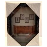 LL - Set of 5 Studio Decor 8x10 Black Frames and 4 Sealed Shadow Box Frames 5x7