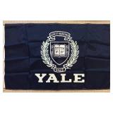 LL - Yale Memorabilia Set with Large 35x57 Inch Flag, Felt Pennant, and Mini Helmet