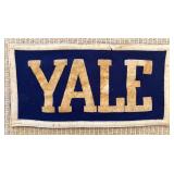LL - Yale Memorabilia Set with Large 35x57 Inch Flag, Felt Pennant, and Mini Helmet