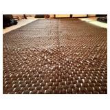LL - Blu Dot Brown Woven Area Rug 112in x 72in